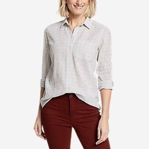Eddie Bauer women’s packable long sleeve shirt